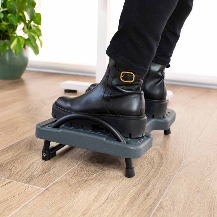 Tooq Reposapiés Ajustable en Inclinación Gris TQFR0601-G
